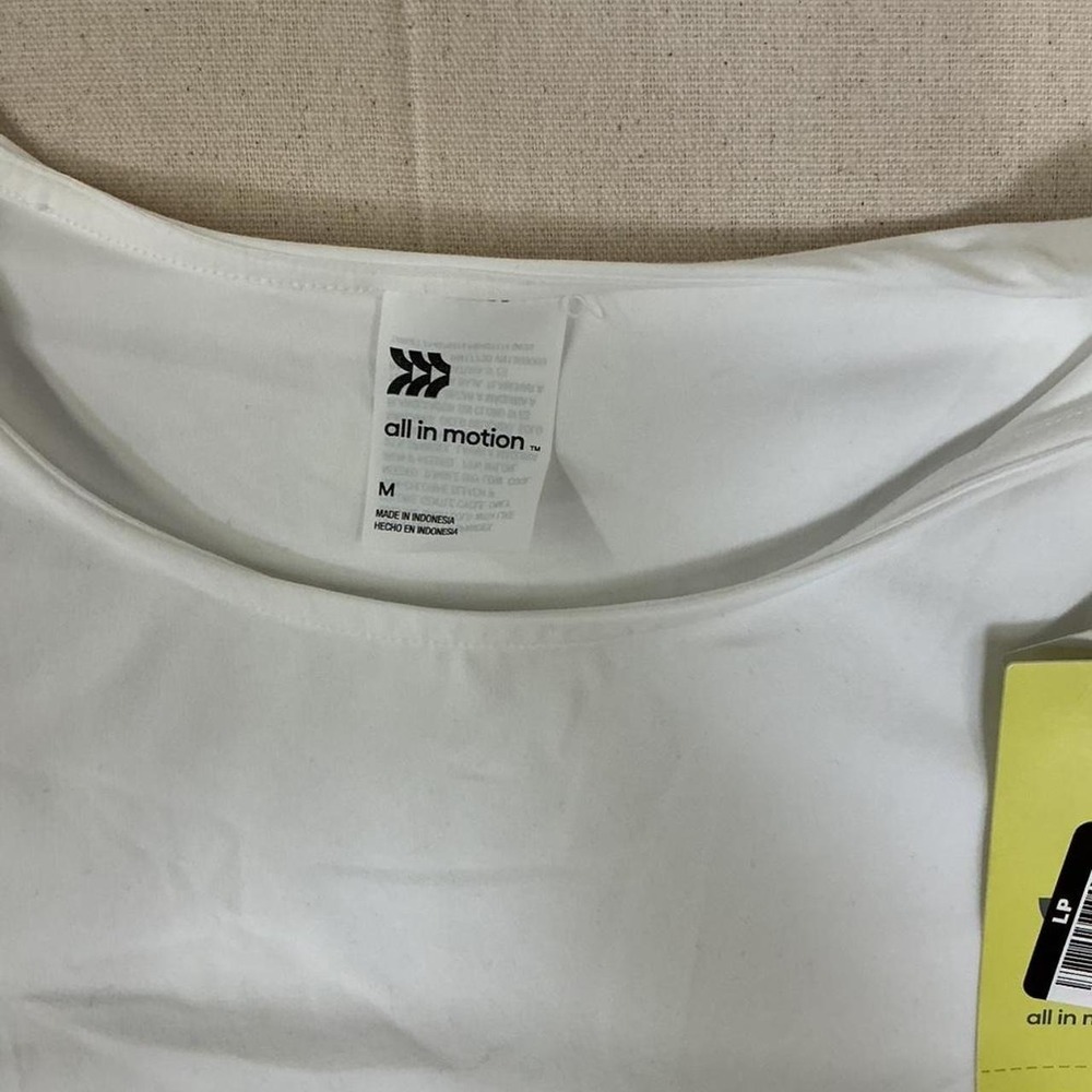 All In Motion white active tee - Picture 5 of 5